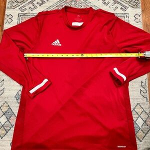 Adidas Aeroready Red Long Sleeve Shirt Xl